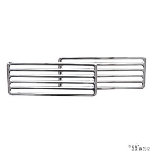 2-delig grill, bakre Motorhuv