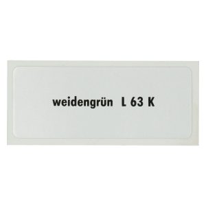 Klistermärke L 63 K, Willow green