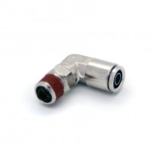1/4″ NPT(M) to 3/8″ luftledning 90 Degree Swivel Elbow Installation, 1/4″ NPT(M) to 3/8″